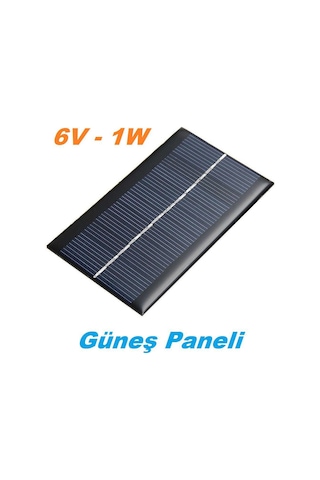 3 Ad. Güneş Enerjisi Paneli Solar Panel 6 V -1 W Arduino Güneş Pili