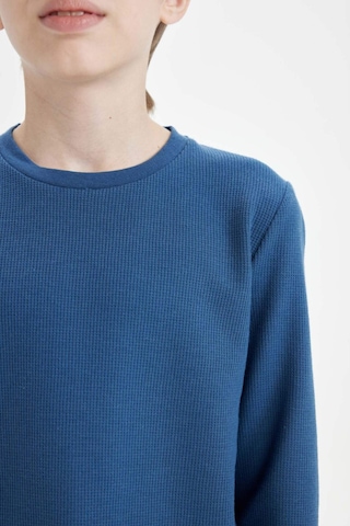 DeFacto Erkek Çocuk Pijama Takım Waffle Uzun Kollu Üst Uzun Alt D5343A824WNIN103
