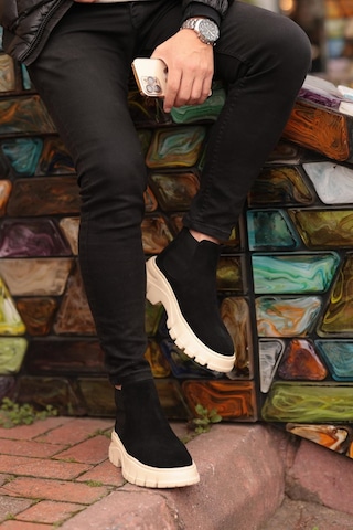 Serhat Özköroğlu - Siyah Süet Bot Siyah Siyah