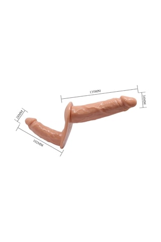 River World 13,46cm 5,3 İnç Belden Bağlamalım Strapon