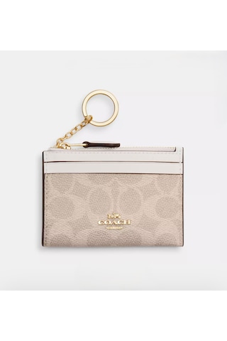 Coach Mini Id Skinny Case Kartlık-cüzdan Krem