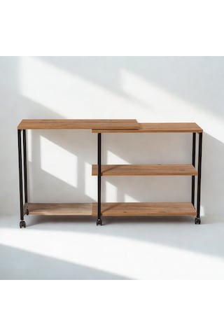 Malaga 360 Derece Dönebilen Yan Sehpa Atlantik 76x70x66 Cm Atlantik Çam