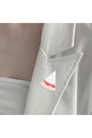 Homyl Sevimli Gıdalar Broşlar Pin Yaka Broş Iğneler Giysi Pizza Çok Renkli