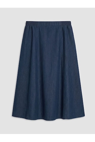 Lc Waikiki Siyah Beli Lastikli Kloş Jean Etek