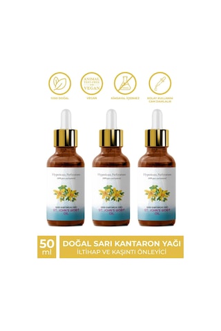 Proclis Doğal Sarı Kantaron Yağı 3 x 50 ML