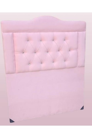 Bengi Ticaret Dk El Yapımı Tay Tüyü Kumaş Tek Kişilik Başlık Pudra Pembe 90