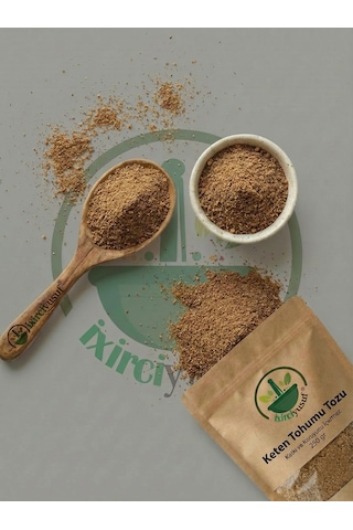 İxirciyusuf Keten Tohumu Tozu Öğütülmüş Keten Tohumu Flaxseed Powder Ground Flaxseed Linum Usitatissimum Doğal 250 G