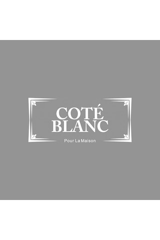 Coté Blanc Karo Siyah %100 Pamuk Tek Kişilik Nevresim Takımı
