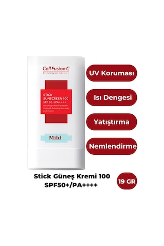 Cell Fusion C Nemlendirici Yüksek Koruyucu Tüm Cilt Tipleri Için Stick Güneş Kremi 19 G