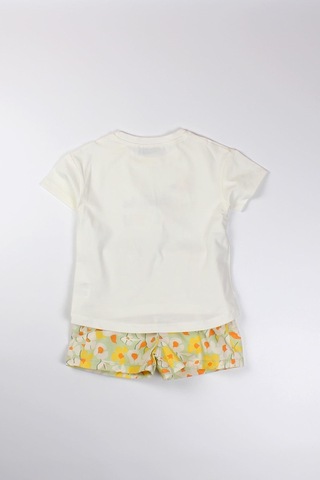 Cichlid Kız Çocuk Poplin Şort Takım Yeşil