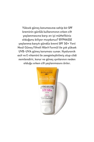 Byphasse Anti-Aging 3'ü 1 Arada Renkli Güneş Kremi SPF50+ 50 ML