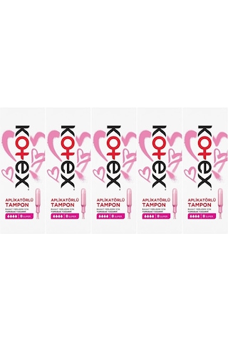 Kotex Aplikatörlü Tampon Süper 40 Lı Set 5pk 8