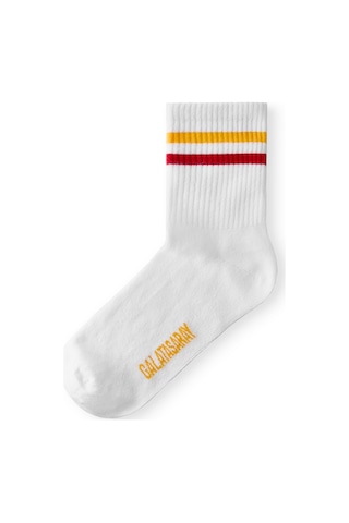 Gsstore Galatasaray Unisex Çorap K252280 Beyaz