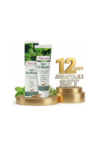 Naturalive Doğal Diş Macunu 12x100 Gr
