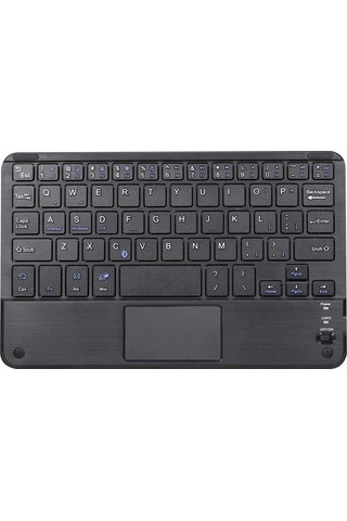 Geeksen "59 Tuşlu Ultra İnce Bluetooth Klavye - Dokunmatik Padli, Android/windows/ios Uyumlu"