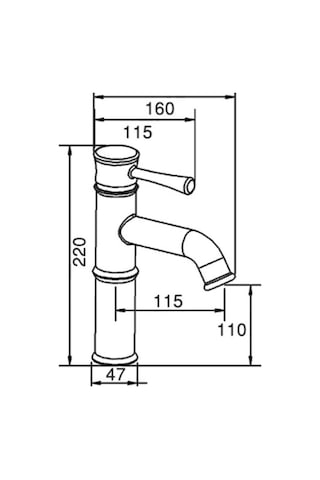Fontana F-211 Lavabo Bataryası Krom