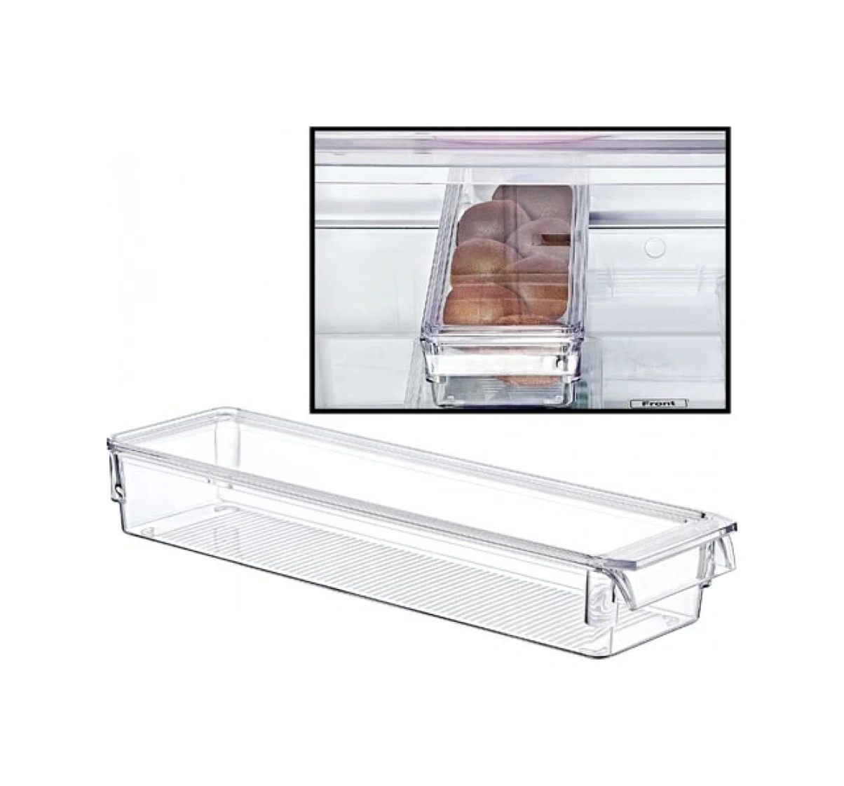 Kosova Kapaklı Organizer 36x15x5 Cm Şeffaf
