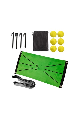 Cbtx Outdoor Taşınabilir Golf Uygulama Eğitim Seti Yeşil