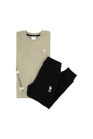 U.s. Polo Assn. Erkek Çocuk Su Yeşili Pijama Takım 50318682-vr048 Su Yesılı