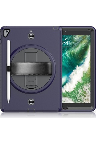 İpad 5 Air 9.7 Kılıf Strap-c Otterbox Tablet Kapak - Lacivert Diğer