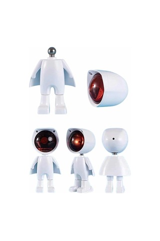 Gün Batımı Projektör Lamba Astronot Görünümlü Dekoratif Masa Lambası Çok Renkli 09754376