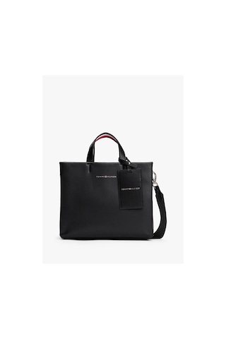 Tommy Hilfiger Th Establıshed Med Shopper-8288 Black