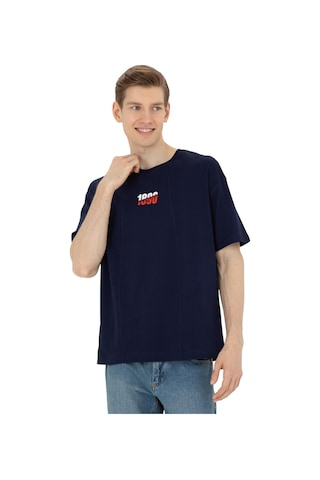 U.s. Polo Assn. Erkek Comfort Fit Bisiklet Yaka Tişört Lacivert