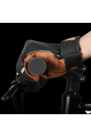 Ranyeek Bisiklet Ve Motosiklet Eldiveni: Tam Parmak, Kaymayan, Nefes Alabilir, Titreşim Emici, Dokunmatik Uyumlu, Gece Güvenliği Sağlayan Reflektif Şeritler. Çok Renkli