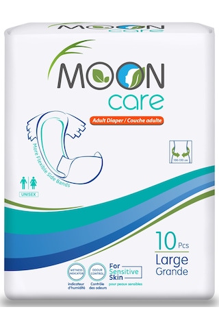 Mooncare Belbantlı Yetişkin Hasta Bezi 10'Lu L Mooncare Belbantlı Yetişkin Hasta Bezi 10'Lu L