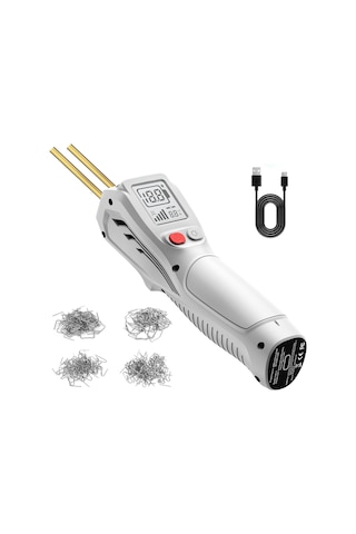 Tenfowee Kablosuz Plastik Kaynak Makinesi - Lcd Ekranlı, Li-po Pil, Hızlı 3-5sn Isınma, Çeşitli Tamir İşlevleri, Beyaz
