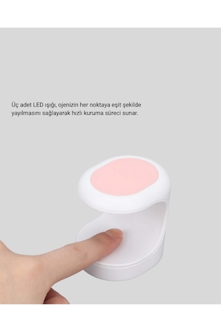 Gld-spt- Taşınabilir Mini Oje Kurutma Makinesi 16w Uv Led Hızlı Etkili Kurutucu