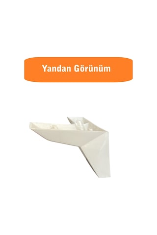 Homdep Kanepe Koltuk Tv Ünitesi Konsol Yükseltme Loft Model Plastik Ayak 11 Cm Beyaz Renk 6 Adet Beyaz