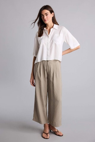 Defacto Wıde Leg Fermuarlı Normal Bel Düz Paça Tencel Pantolon H1929ax26smkh341 Haki-kh341
