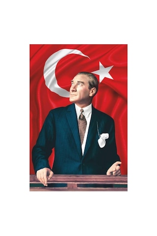 Atatürk Resmi Raşel Kumaş 200x300cm Diğer