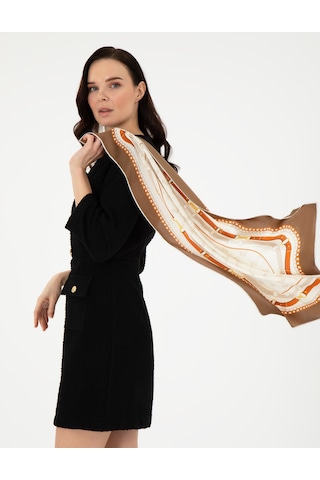 Pierre Cardin Kadın Kahverengi Eşarp 50307816-vr029 Kahverengi