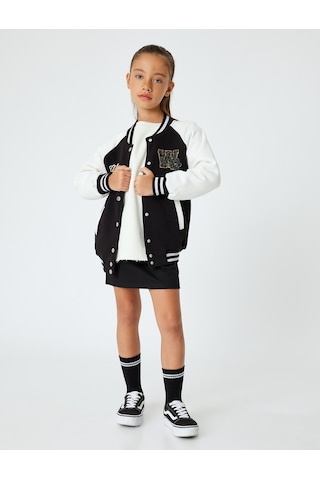 Koton Okul Eteği Beli Lastikli Siyah 5wkg70010ak Siyah