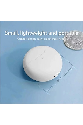 Youmex Kablosuz Tws Kulaklıklar, Bluetooth 5.0, İkili Konuşma, Dokunmatik Kontrol, Ses Kalitesi, İos/android Uyumlu - Siyah