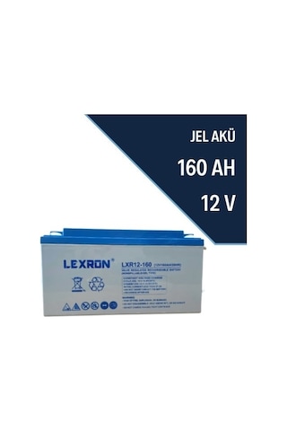 Lexron LXR160K Jel Akü 12V 160Ah 522x240x215MM Lexron LXR160K Jel Akü 12V 160Ah 522x240x215MM