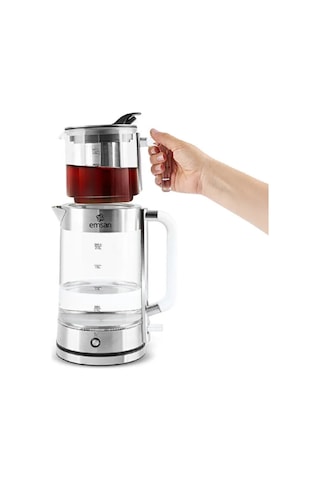 Emsan Feel Steel XL 2 L Cam Çay Makinesi