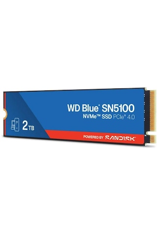 Wd Blue Sn5100 2tb Wds200t5b0e 7100/6700mb/s Pcıe Gen 4.0 M.2 2280 Nvme Ssd 2 Tb