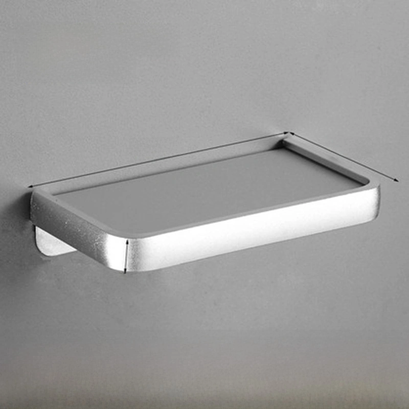 Monyee Alüminyum Banyo Tuvalet Kağıdı Tutucu - Telefon Ve Küçük Eşya Depolama Özelliği İle Dayanıklı Tek Katlı Tasarım Gümüş Diğer