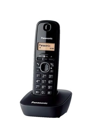 Kx Tg1611 Dect Telefon-siyah Gri Dect Telefon, Siyah