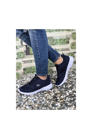Xstep Unisex Lacivert Spor Ayakkabı Lacivert Beyaz
