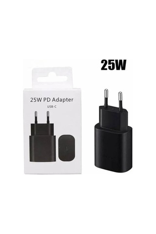 5 Adet 25w Typec Çıkışlı Süper Hızlı Şarj Destekli Adaptör Başlık