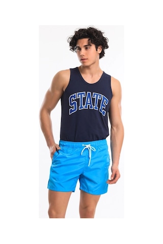 Superfly Swimshort Erkek Turkuaz Şort 21678-44 Siyah