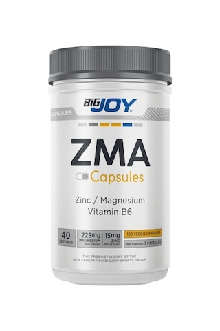 Bigjoy Zma 120 Kapsül - Magnezyum Çinko B6 Vitamini