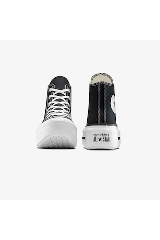 Converse Chuck Taylor All Star Lift Double Stack Kadın Günlük Spor Ayakkabı C-cona12975b10001 Siyah
