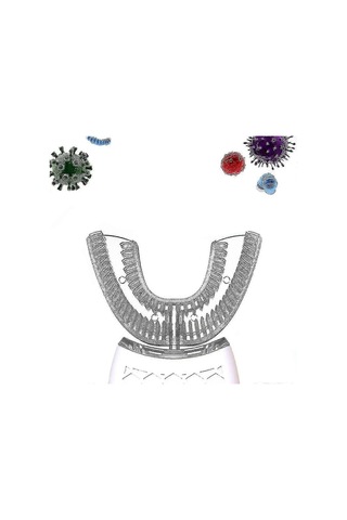 Elektrikli Ultrasonik Diş Fırçası Silikon U Şeklinde Diş Beyazlatma Bakım Aracı Yetişkin Elektrikli Diş Fırçası Db