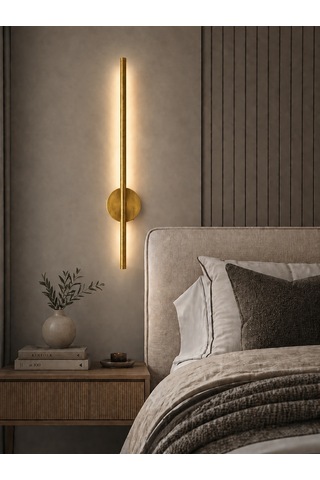 Flame Sarjlı Led Aplik 8w 3200k Gün Işığı 75cm Duvar Tipi /tablo Dekoratif Işık Eskitme