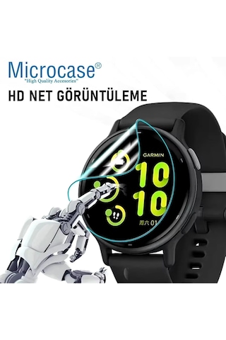 Microcase Apple İos Uyumlu Apple Watch Uyumlu Series 11 İle Tpu Ekran Koruma Filmi - Ekm109